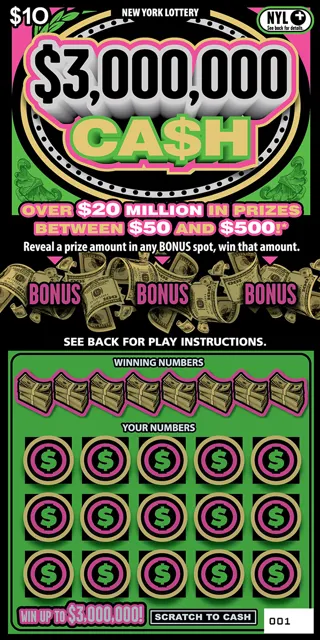 $3,000,000 CA$H ticket