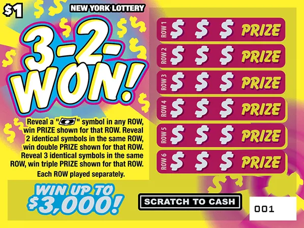 3-2-WON! ticket