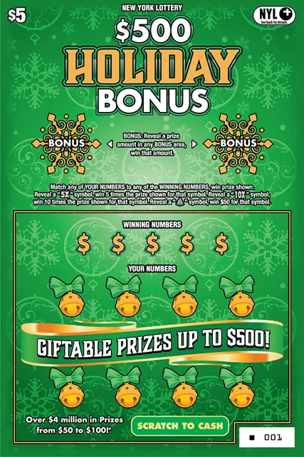 $500 HOLIDAY BONUS ticket