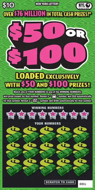 $50 OR $100 ticket