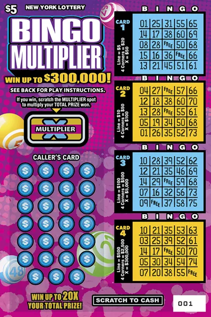BINGO MULTIPLIER ticket