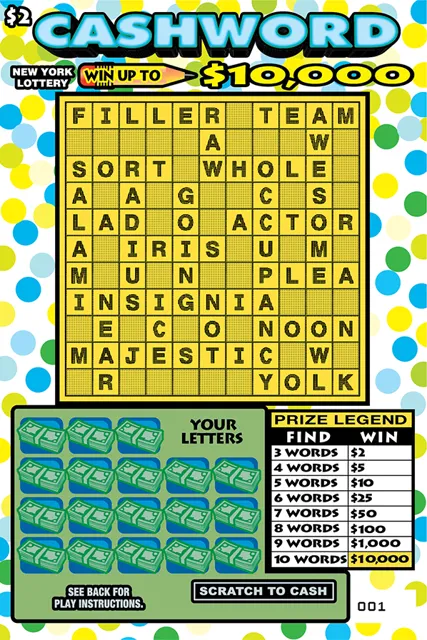 CASHWORD ticket