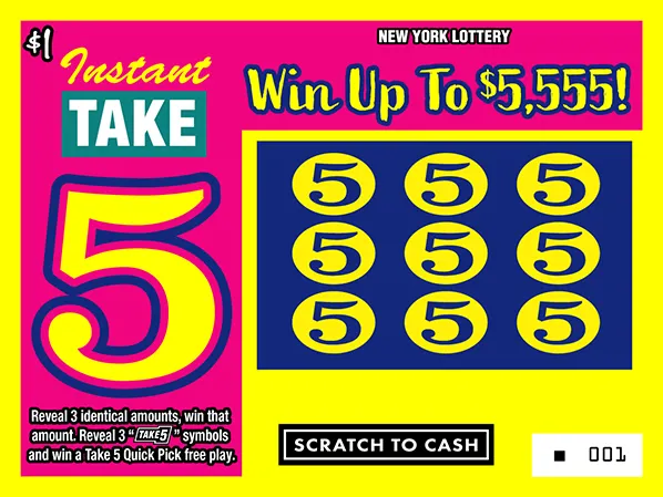 INSTANT TAKE 5 ticket