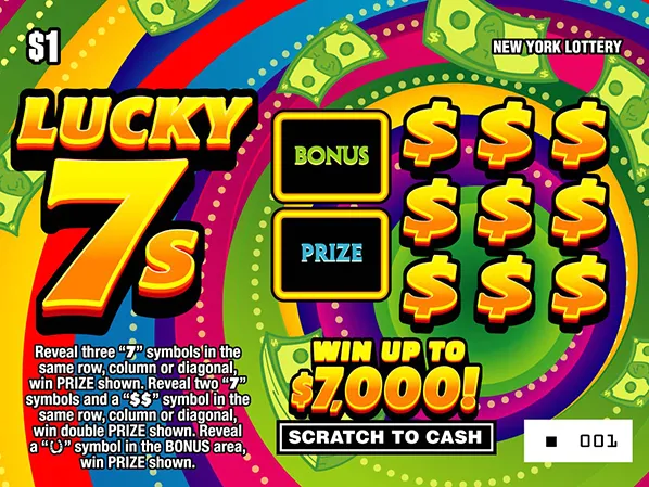 LUCKY 7S ticket