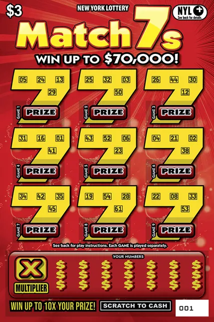 MATCH 7S ticket