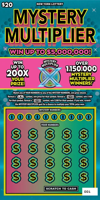 MYSTERY MULTIPLIER ticket
