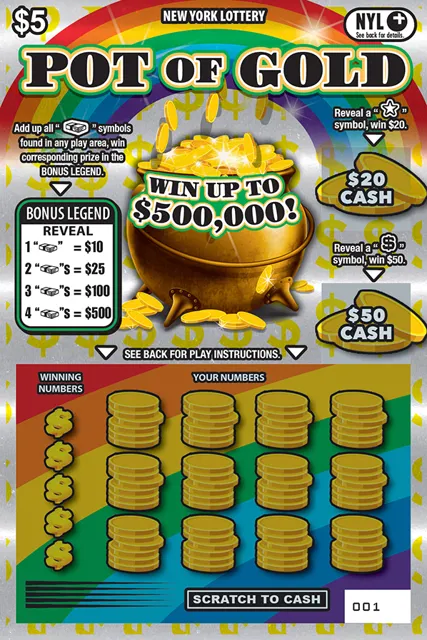 POT OF GOLD ticket