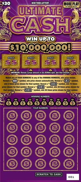 ULTIMATE CASH (50 Tix) ticket