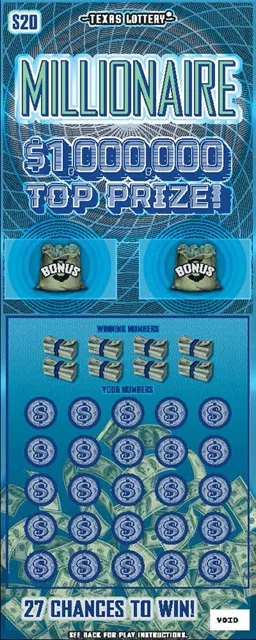Millionaire ticket