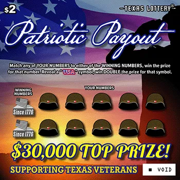 Patriotic Payout ticket