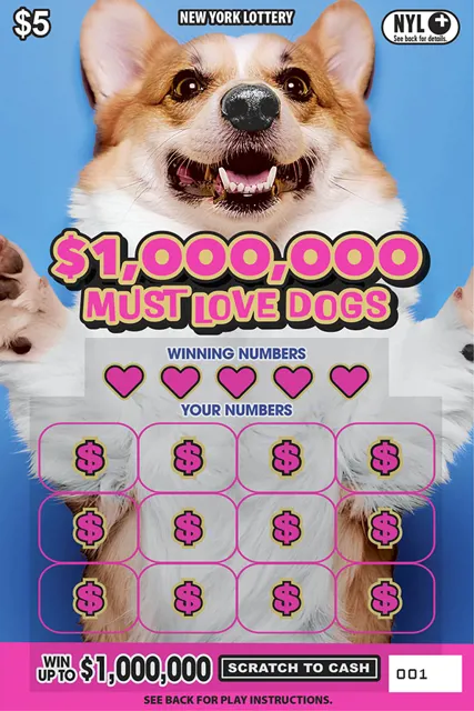 $1,000,000 MUST LOVE DOGS ticket